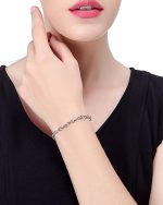 Jstyle Jewelry Women's Heart Charm Bracelets Stainless Steel Link Bracelet Birthday Gifts for Women Jewelry - Image 6